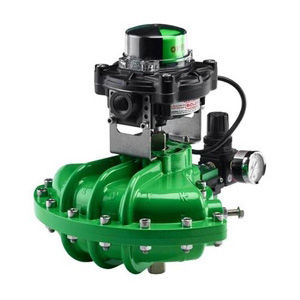 Пневмопривод клапана К-ТОРК четвертьоборотный лопастной двойного действия