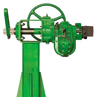 Пневматический привод заслонки Тип Krotarylinear