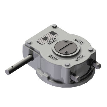 Привод клапана из нержавеющей стали AB-SS ручной четвертьоборотный червячный редуктор