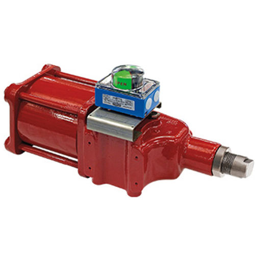 Пневматический привод клапана CP четвертьоборотный с кулисным механизмом двойного действия