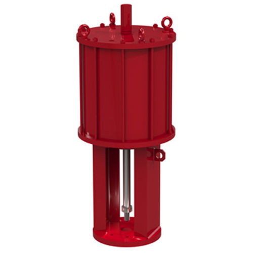 Управление приводом запорного клапана LP, LH пневмогидравлическое линейное