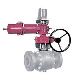 Pneumatic valve actuator ILG-Smanualquarter-turn