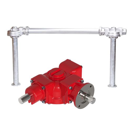 Конический редуктор DSB прямоугольныйдвухвальныйдля приводов клапанов