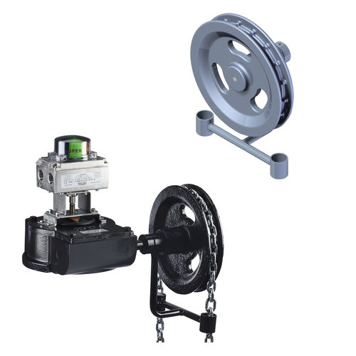 Цепное колесо, чугунный редуктор