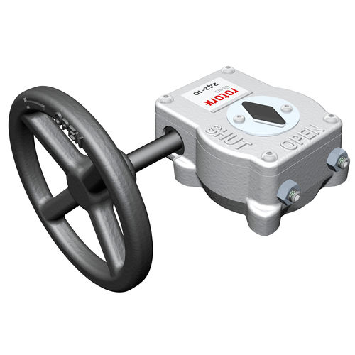 Привод клапана червячный 242ручной четвертьоборотныйс маховиком