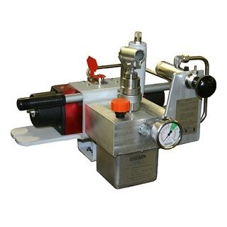 Piston actuator valve manPOWERhydraulically-operatedpressure-controlin-line