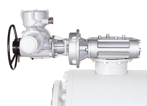 Моторный привод клапана MOW, четвертьоборотный червячный редуктор с маховиком