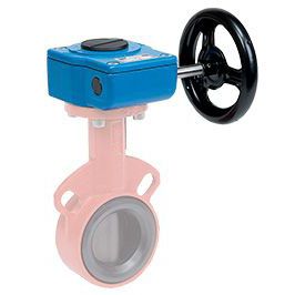 Привод клапана червячный 232 ручной четвертьоборотный алюминиевый