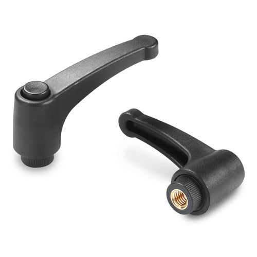 Зажимной рычаг стальной A582с пластиковой ручкойтехнополимерс резьбовой вставкой