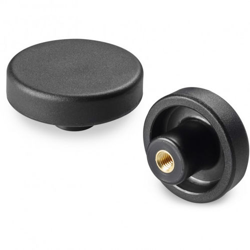 Ручка с резьбой G791с накаткойцилиндрическаяиз полиамида