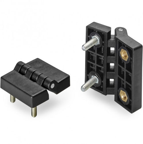 Петля угловая O432полиамидлатуньвкручивающаяся