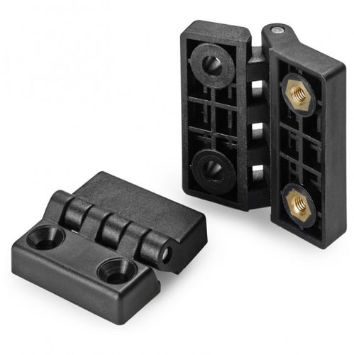 Петля угловая O433полиамидлатуньвкручивающаяся