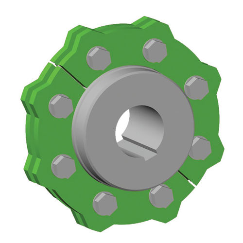 Звездочка с прямыми зубьями 57 HRCдля цепной обработки из стали