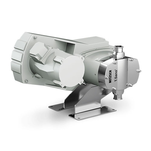 Rotary lobe pump TORNADO T.Sanofor food productswith electric motorself-priming