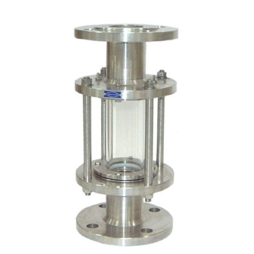 Смотровое стекло для промышленного применения NAФланец из нержавеющей стали