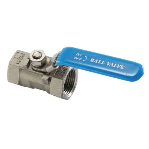 Кран шаровой NR1рычажныйдля химикатов с резьбой