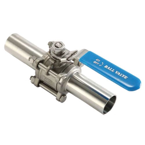 Кран шаровой N-3BLрычажныйдля химикатов3 шт.