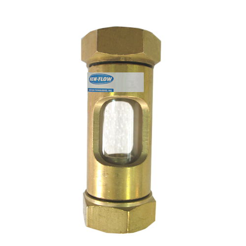 Смотровое стекло из нержавеющей стали NAC с латунной резьбой