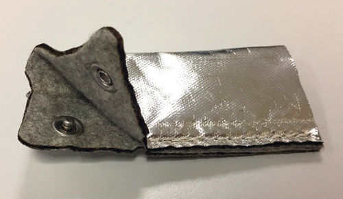 Термозащитный рукав ZETREFLECTFELT 3,5плоскийдля электрических кабелейсиликон