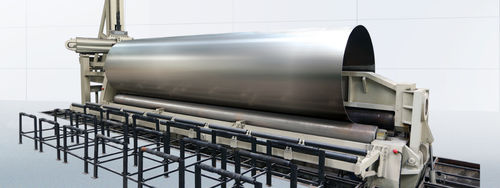 Гидравлический вальцегибочный станок с приводом CNC4