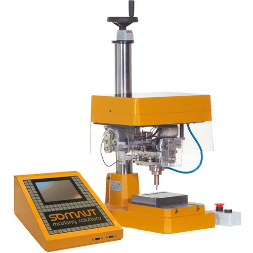 Машина для точечной маркировки S33XLметаллическая настольнаядля цилиндрических деталей