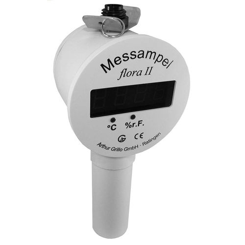 Индикатор температуры Flora II, относительной влажности, цифровой, светодиодный