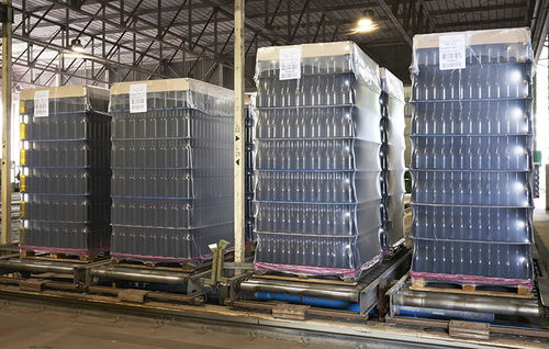 Bottle packaging line automatic