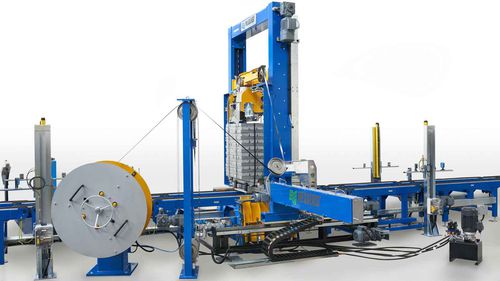 Packaging line for the steel industry automatic