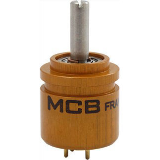 Потенциометр однооборотный PP12 SRручнойаналоговыйпроводящий пластик