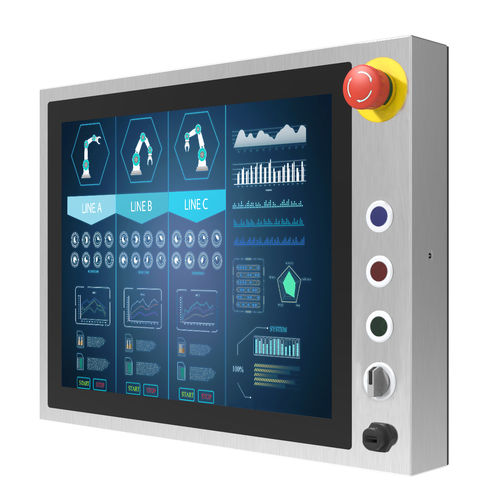 ЖК-монитор R19L100-SPM1-B, емкостный проекционный сенсорный экран 191280 x 1024