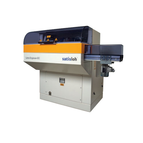 Laser engraving machine ECglassautomaticwith conveyor