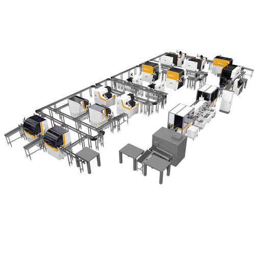 Конвейерная система для офтальмологических линз для лабораторийдля конвейера для офтальмологических линз