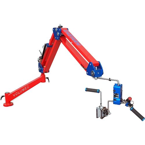Pneumatic manipulator EAM03with gripping toolwith suction cupwith hook