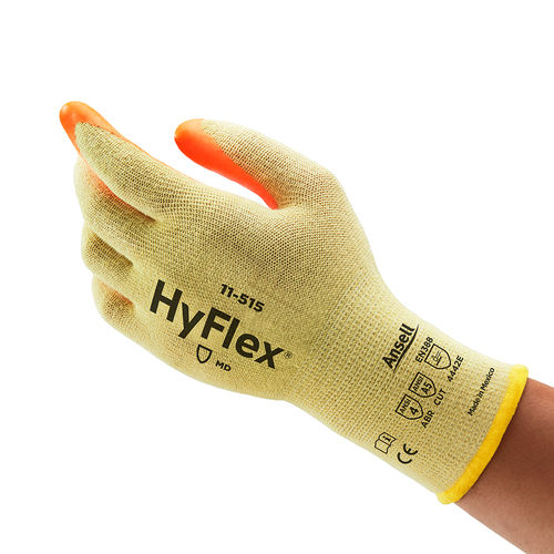 Рабочие защитные перчатки HyFlex® 11-515промышленныедля автомобильной промышленностидля металлургической промышленности