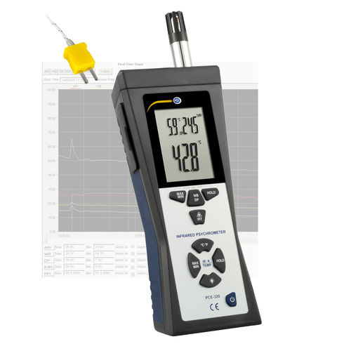 Психрометр цифровой PCE-320ручной, точка росы, температура