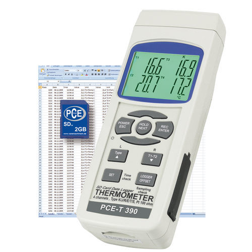Термометр Pt100 PCE-T390термопараинфракрасный зонд
