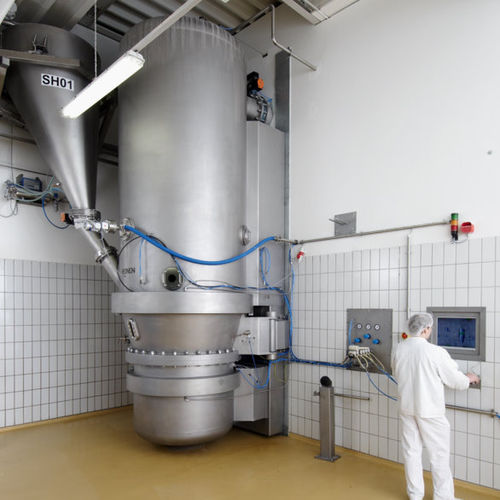 Fluidized bed dryer Batch FBbatchfor plastic pelletsgranulator