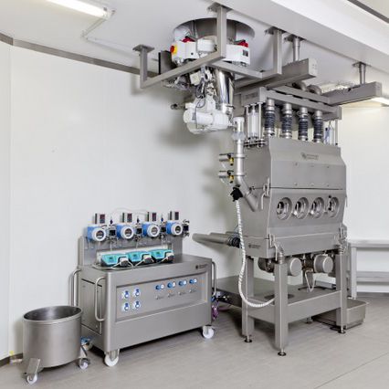 Fluidized bed dryer Conti FB Pilotspraycontinuousfor the pharmaceutical industry