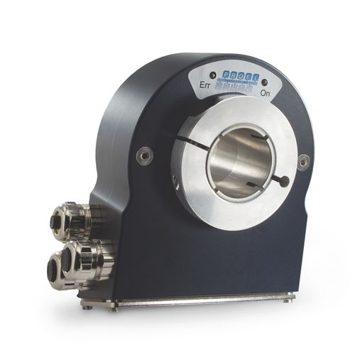 Многооборотный датчик угла поворота PHU9, абсолютный оптический, с полым валом