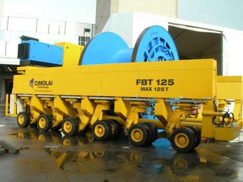 Тележка самоходная 6-осная FBT 125подъемная платформадля рулонов