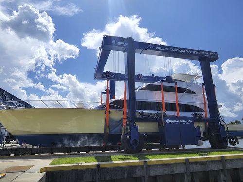 Мобильный козловой кран MBH 155 US t для погрузки судов