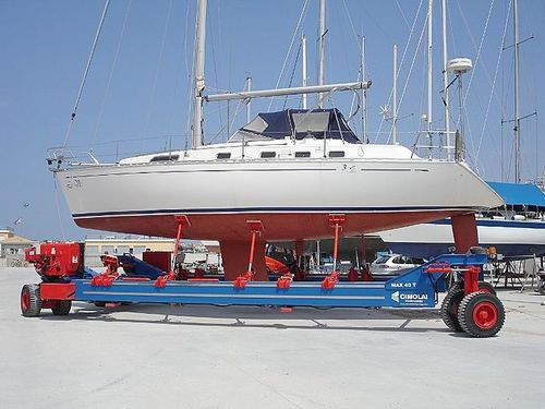 4-axle self-propelled trailer MBT 40t - 5for boats