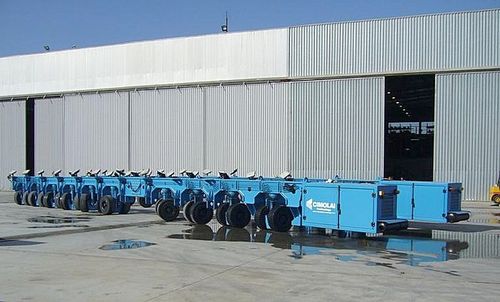 More than 6 axles self-propelled trailer MBT 250t - 8for boats