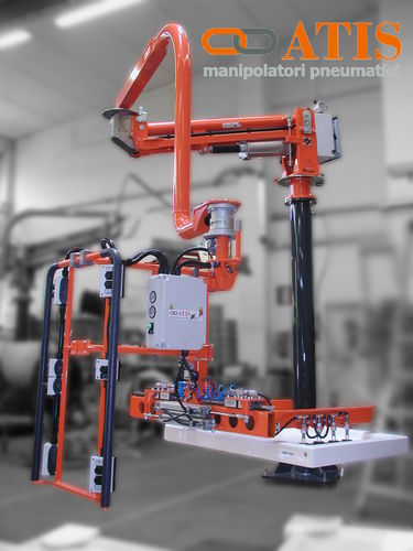 Pneumatic manipulator ATISmirus 100 ventosewith suction cupsanitary wareshandling