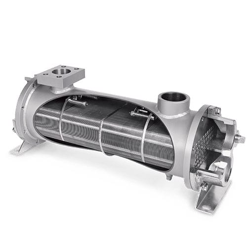 Масляный радиатор серии EC, воздухо-водяная паяная пластина