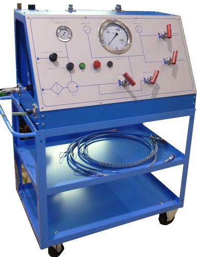 Стенд для испытания под давлением HIGH FLOW HYDRAULIC PORTABLE UNIT HPTU 250 ручнойполуавтоматическийдля фитингов