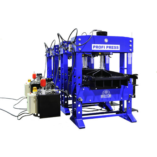 Линия гидравлического прессования пластика с управлением от ПЛК