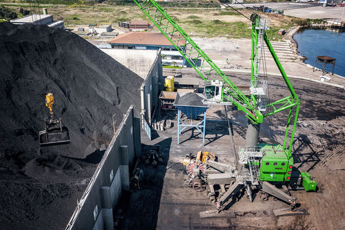 Портовый кран 9300 Emobilelatticeboom