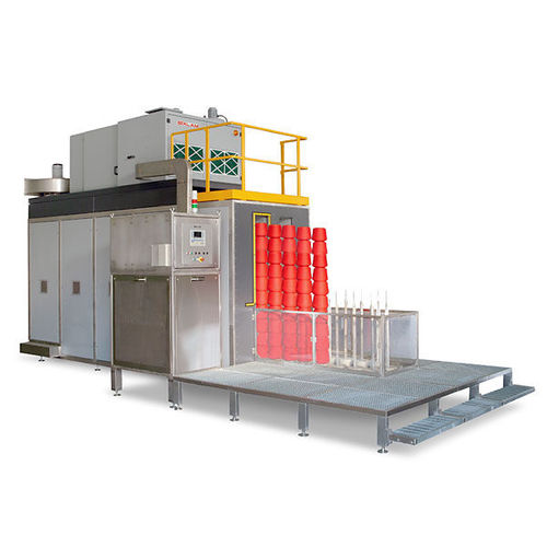 Радиочастотная сушилка RF/Cнепрерывного действиядля текстильной промышленностивертикальная