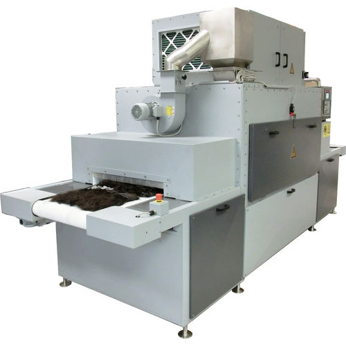 Радиочастотная сушилка непрерывного действиядля фармацевтической промышленностис ленточным конвейером